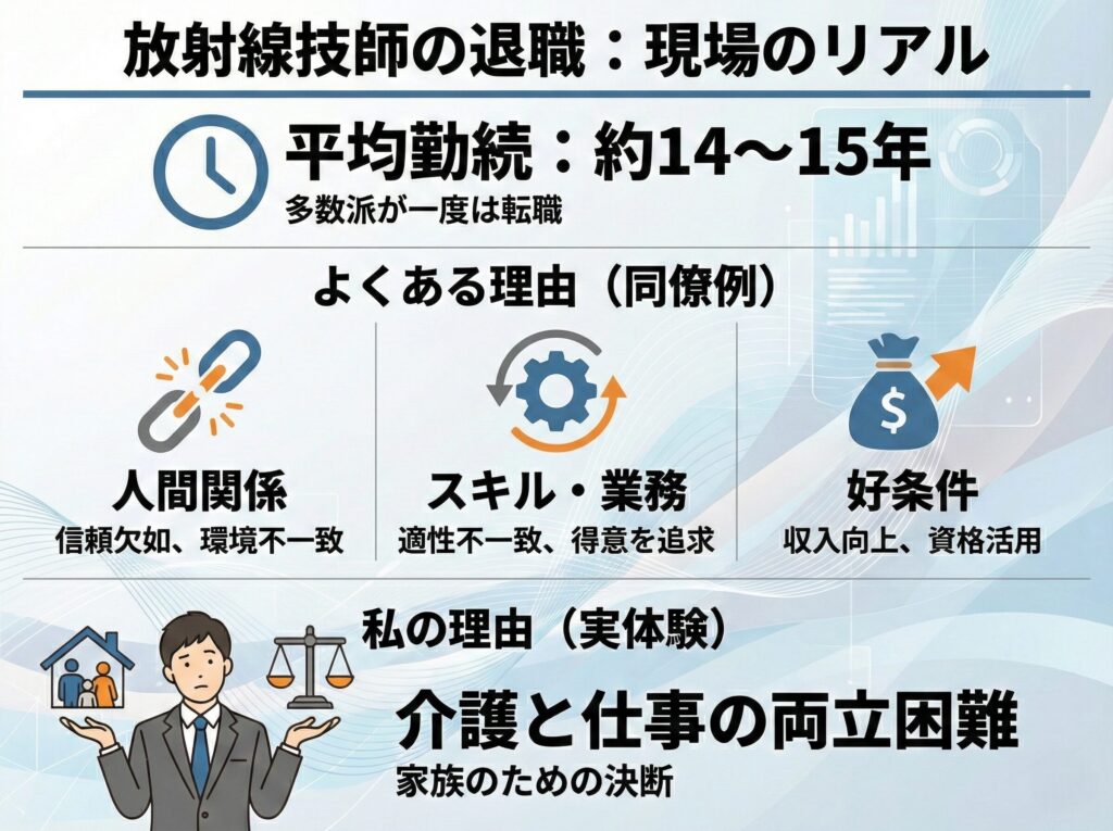放射線技師をやめた理由