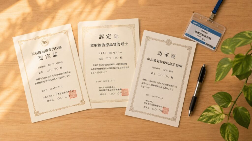 放射線治療を究める3つの資格